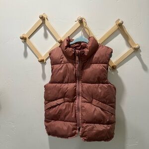 Rust Puffer Vest